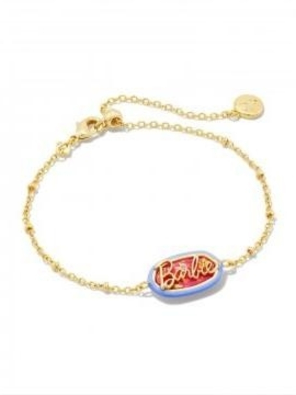 Barbie x Kendra Scott Gold Elaina Satellite Reversible Bracelet - NWT